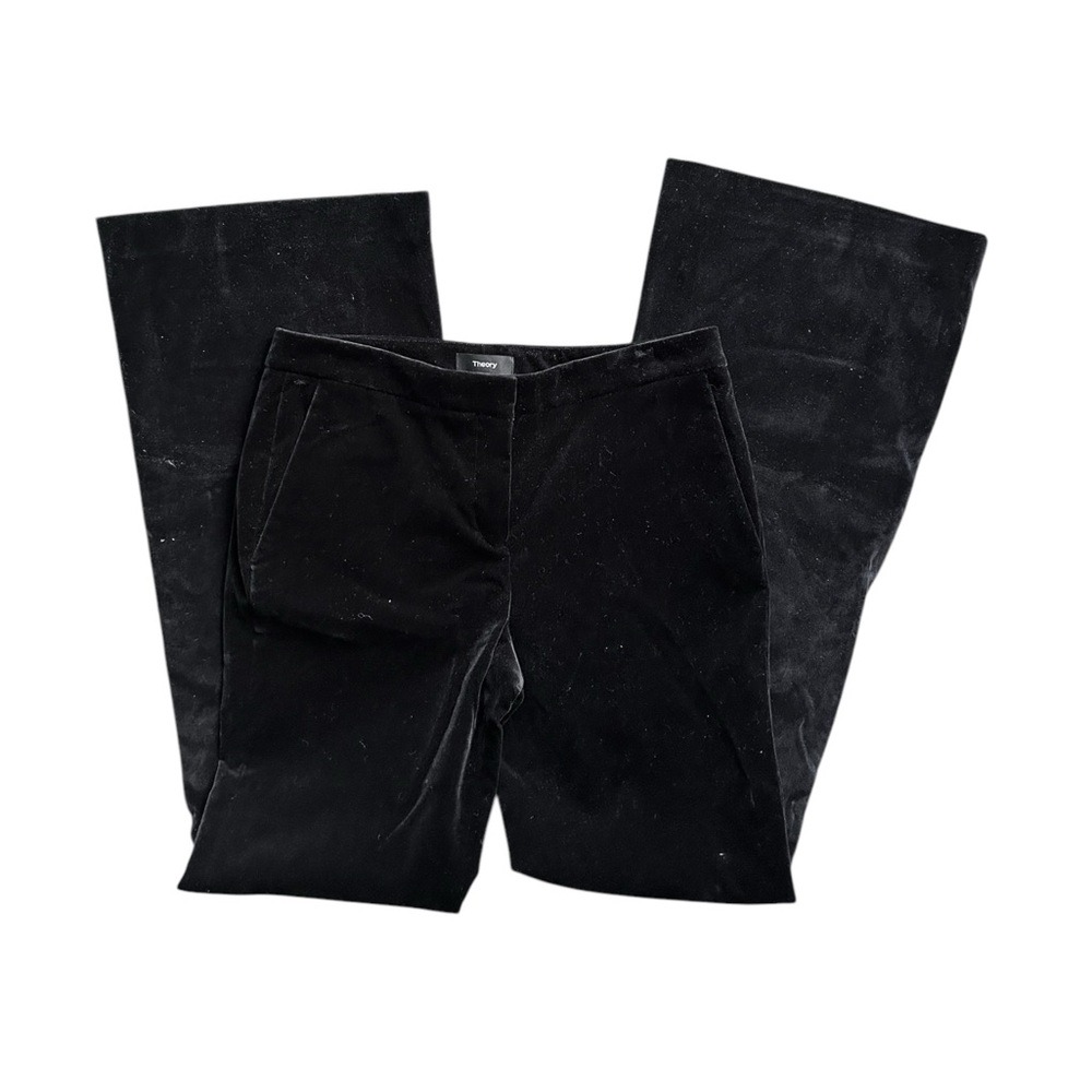 Theory Caroleena Stretch Velvet Pants